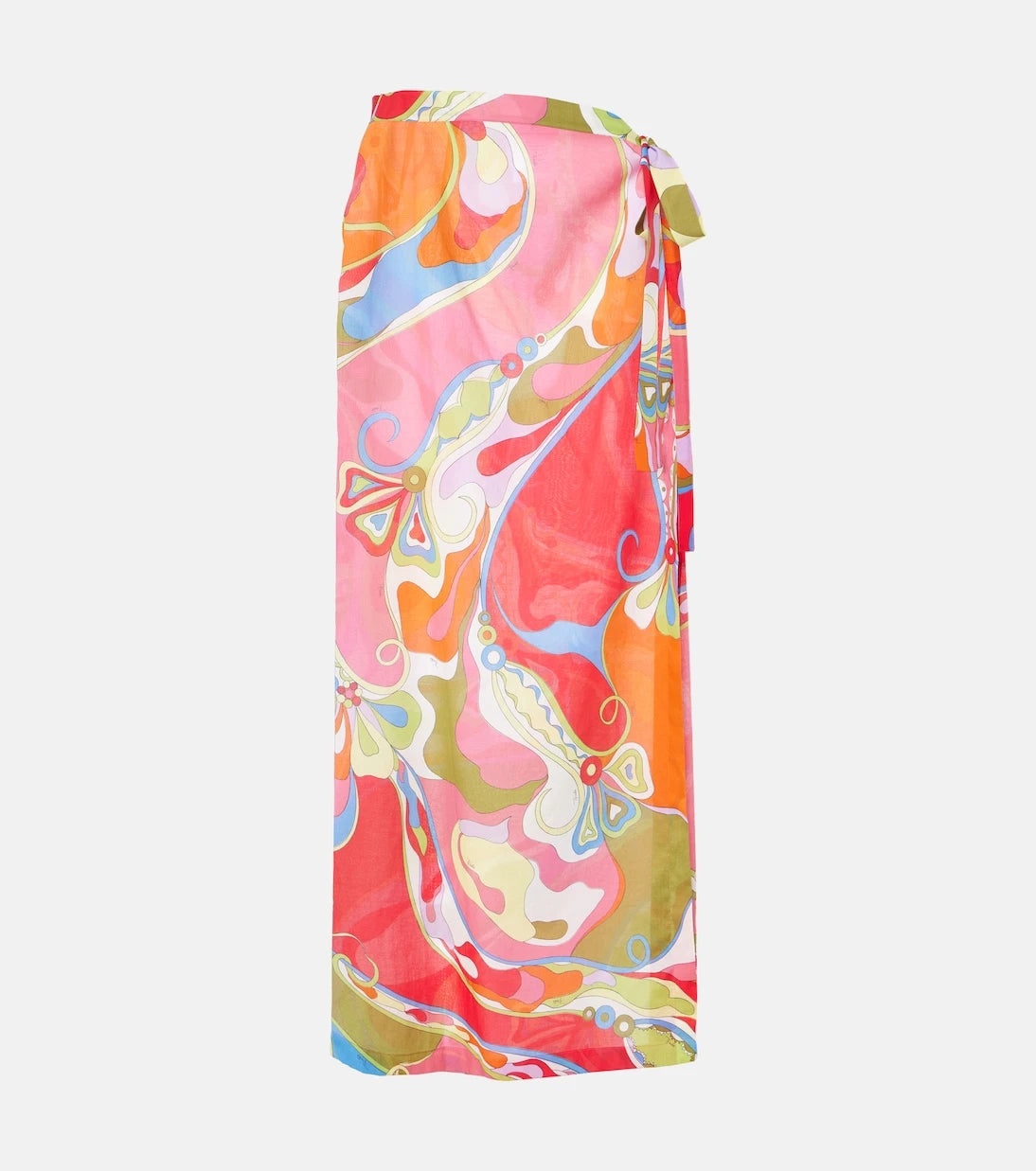 Pucci - Orchidee cotton muslin beach cover-up