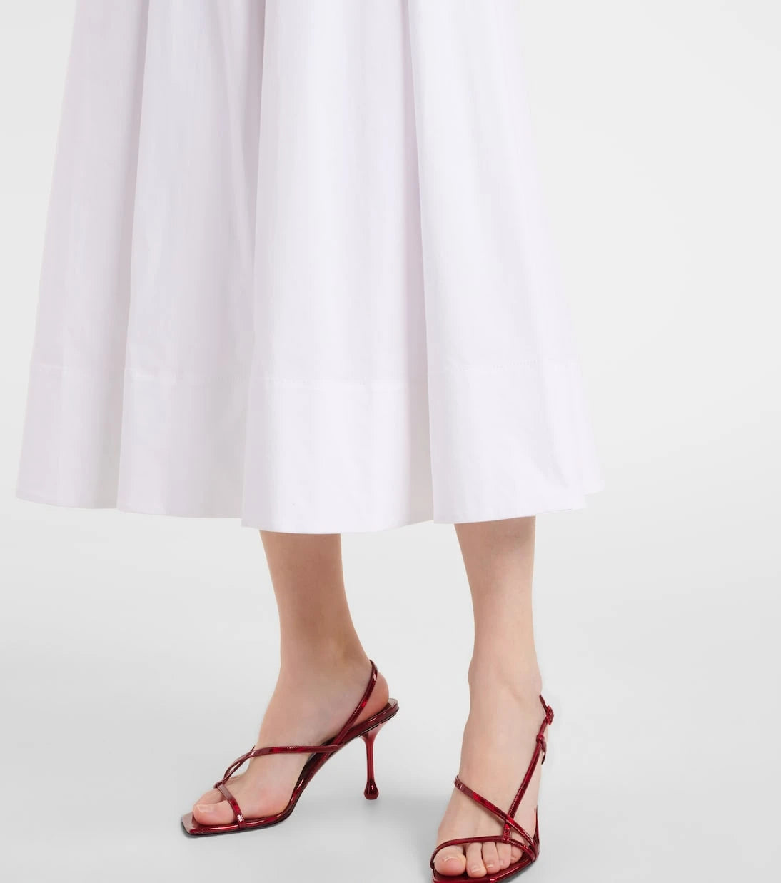 Staud - Wells pleated midi dress