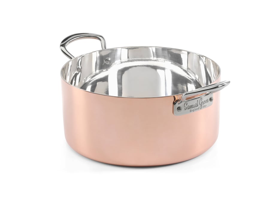 Silver-Plated Copper 5-Piece Chef Set