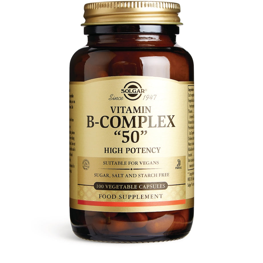 Vitamin B-Complex "50" High Potency (100 Capsules)