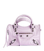 Balenciaga Purple Mini Leather Le City Top-Handle Bag