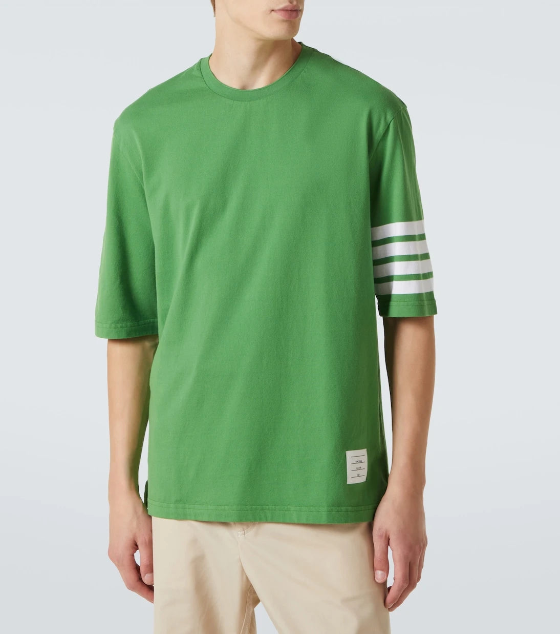 Thom Browne - 4-Bar cotton jersey T-shirt