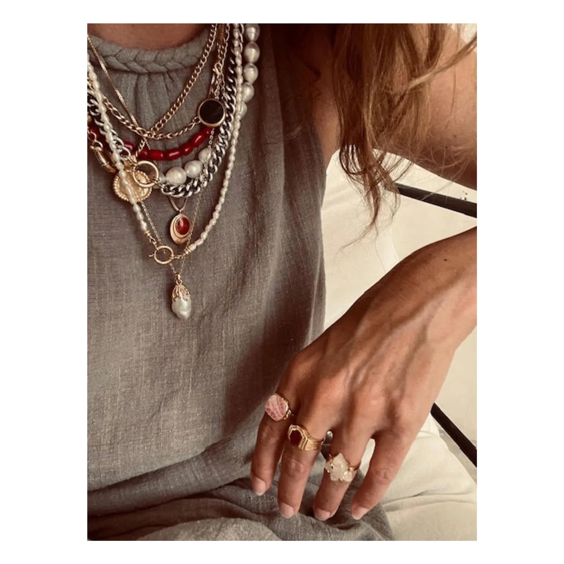 MIMI ET TOI - Sleeping necklace | Gold
