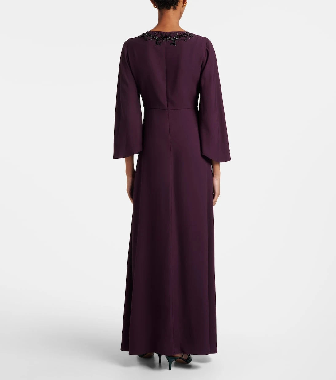 La DoubleJ - Sorella embroidered maxi dress