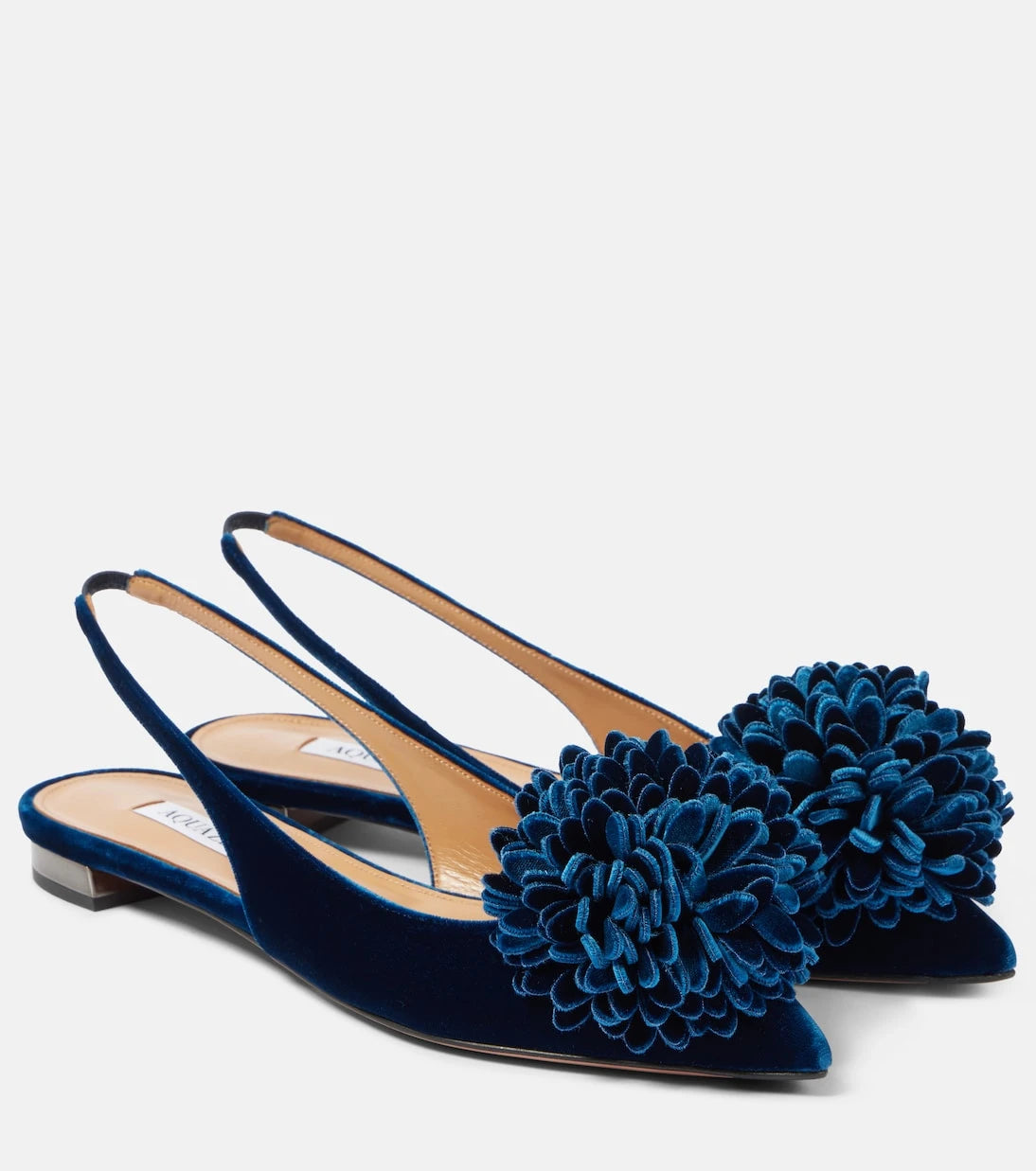 Aquazzura - Couturier velvet slingback flats