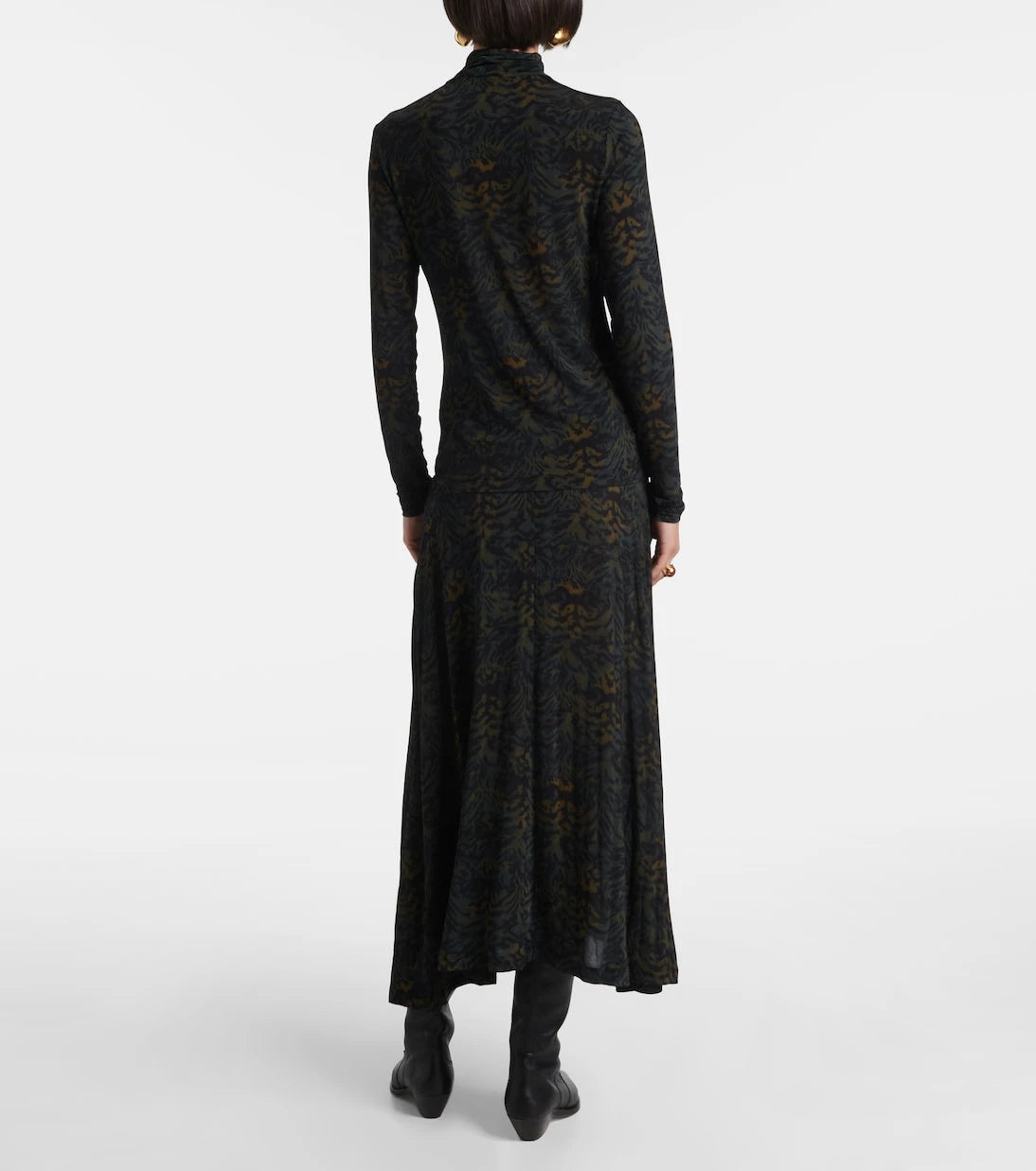 Ulla Johnson - Aurelia printed jersey turtleneck top