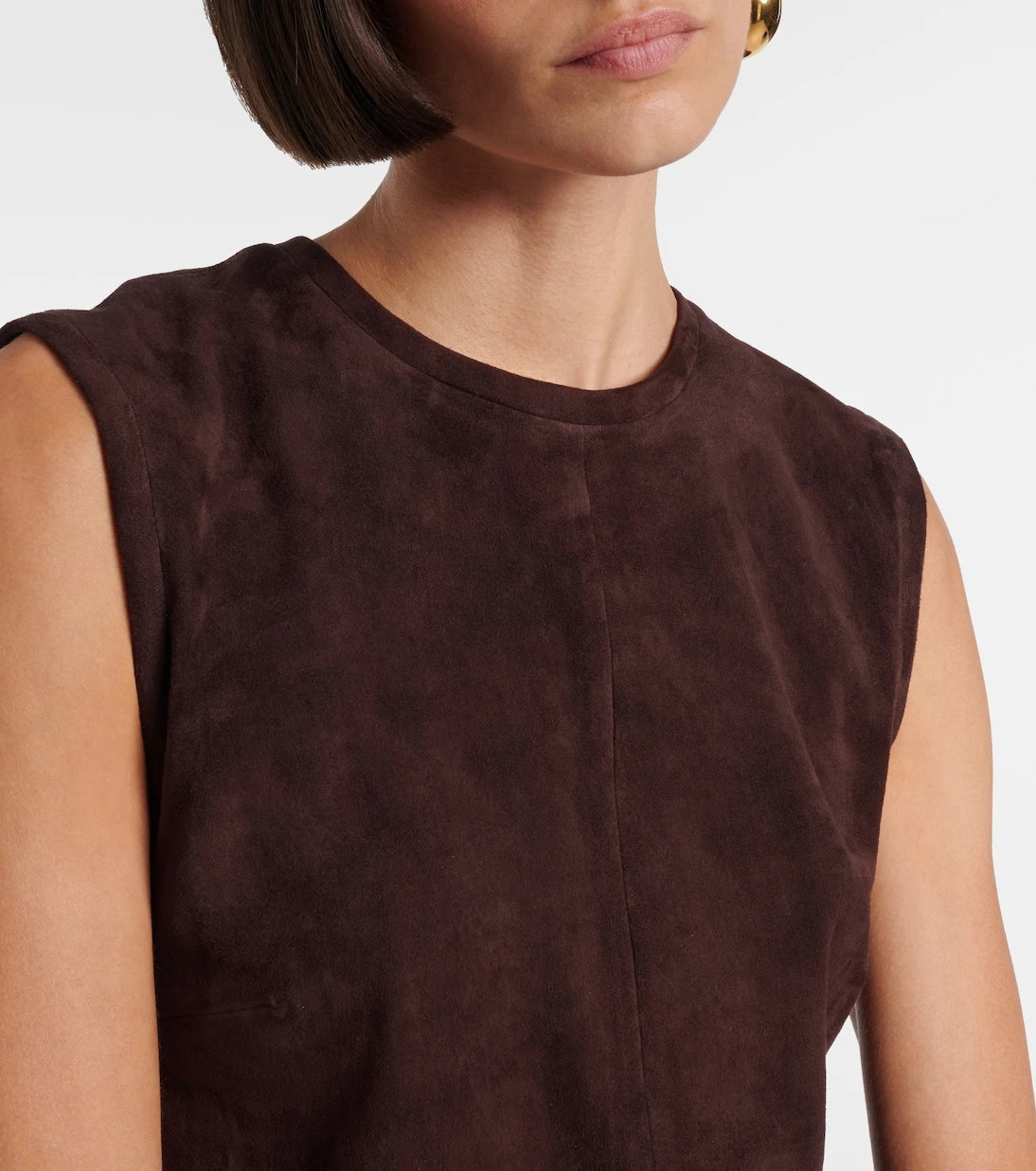 Stouls - Miuccia suede top