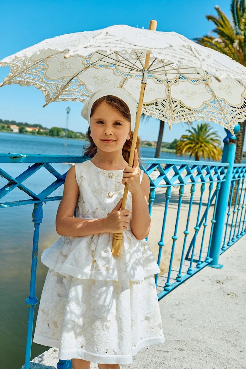 Patachou - Cotton broderie anglaise dress
