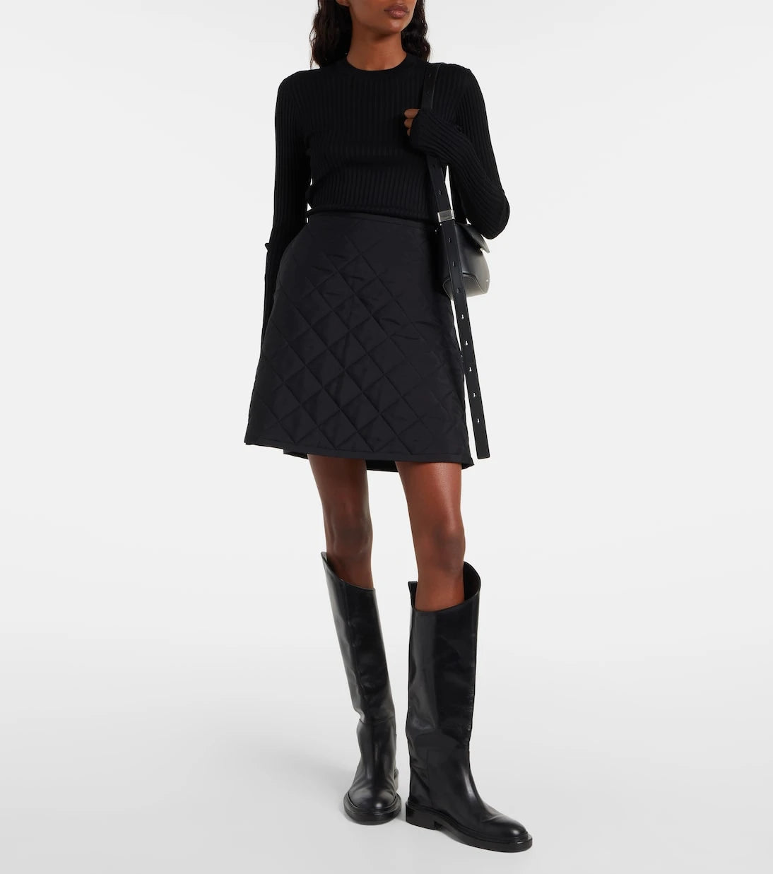 Jil Sander - Quilted miniskirt
