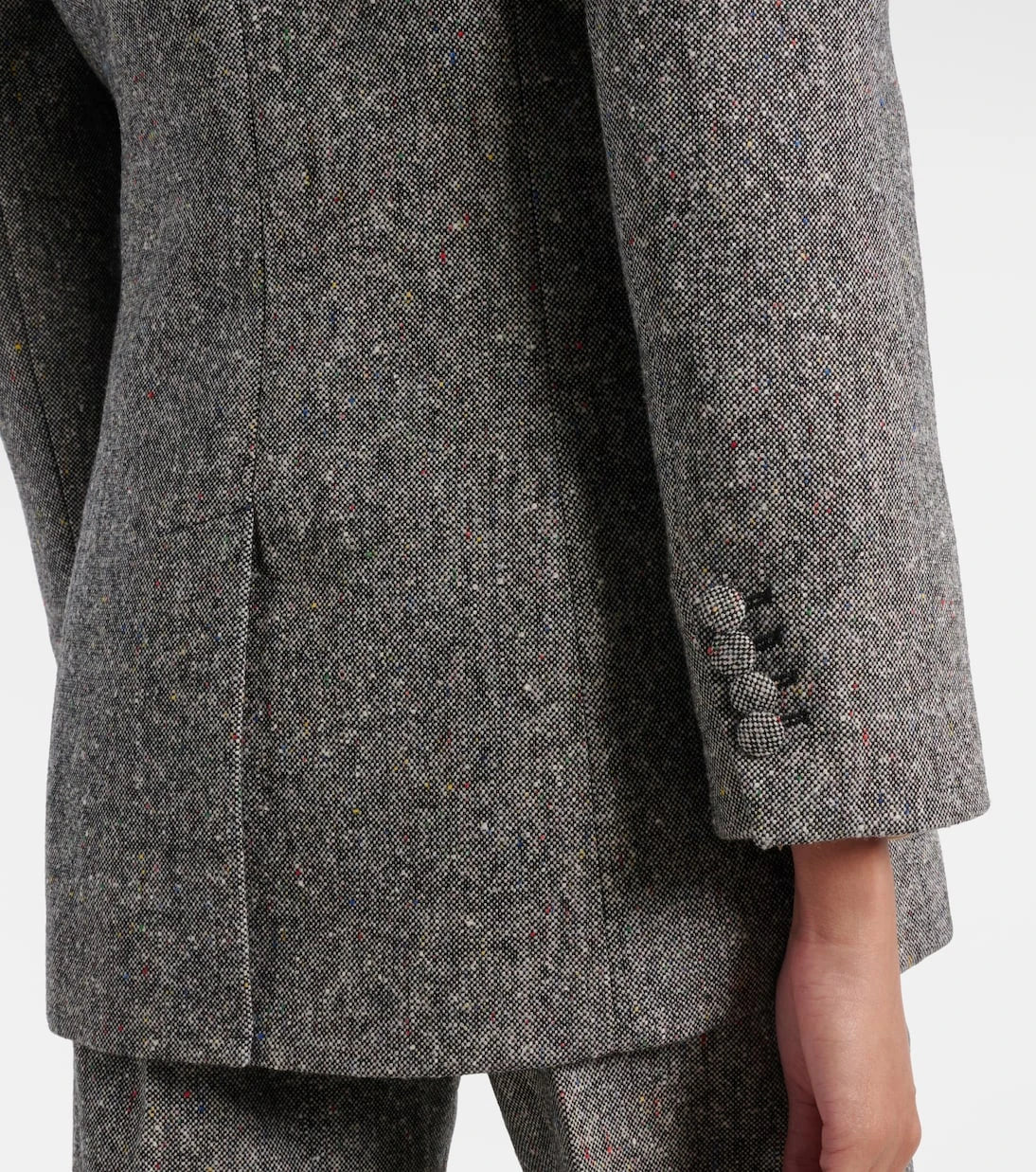 Valentino - Double-breasted wool-blend blazer