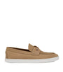 Christian Louboutin Chambeliboat Suede Boat Shoes