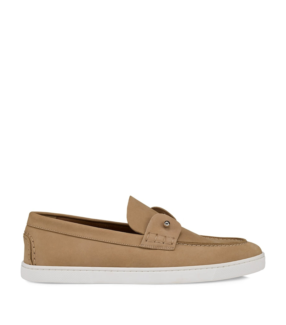 Christian Louboutin Chambeliboat Suede Boat Shoes
