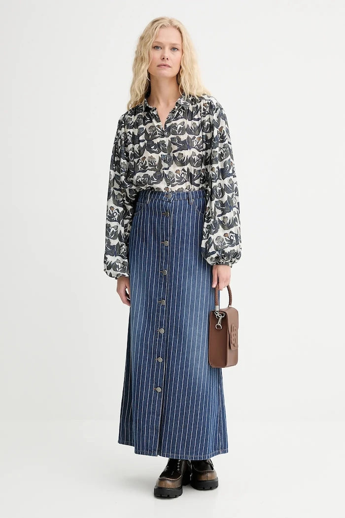 MUNTHE LIVONO Pamuklu Denim Etek
