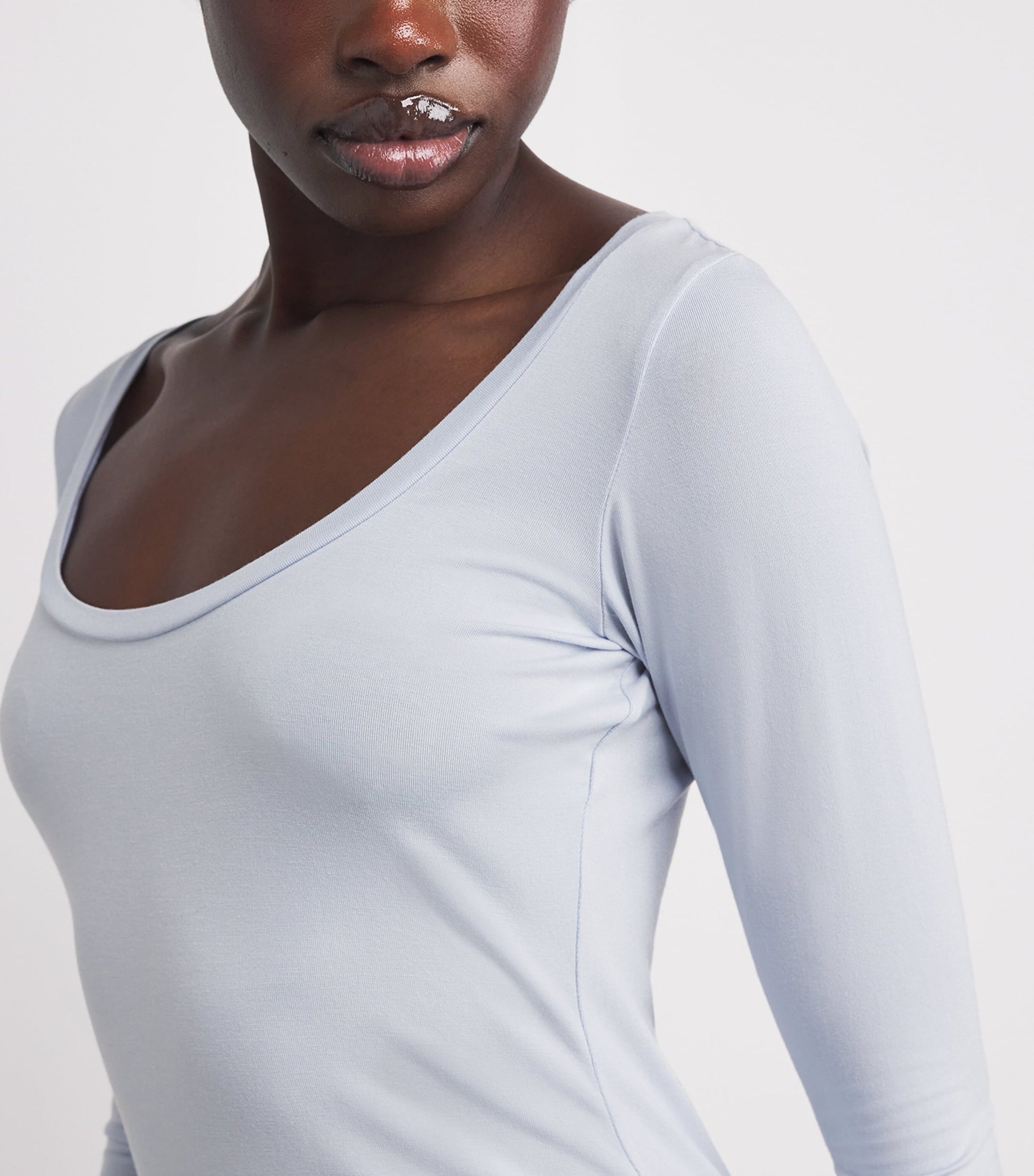 Skims Blue Modal-Blend Long-Sleeve Pyjama Set