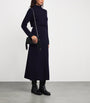 Wool Ribbed Maxi Dress NAVY