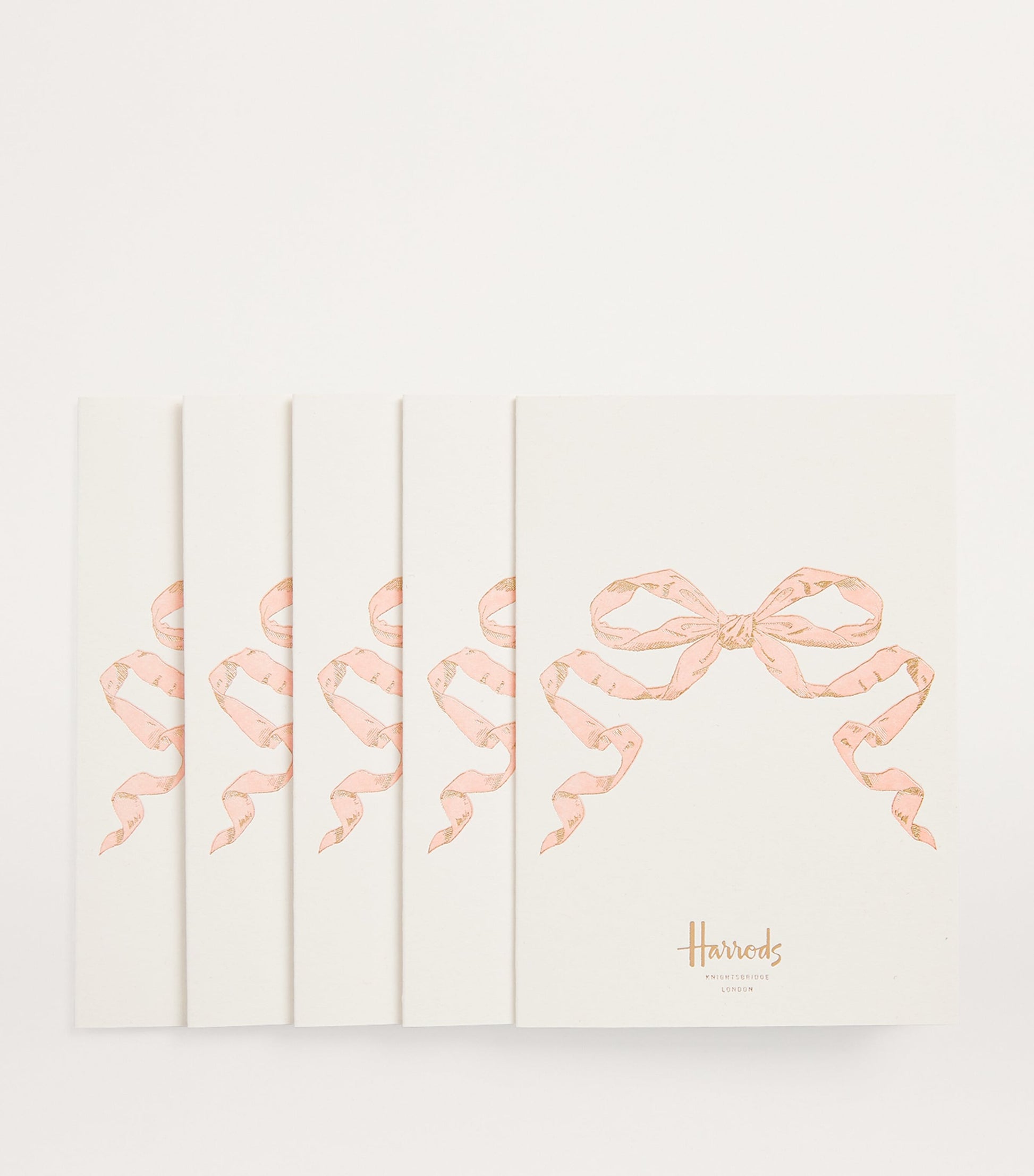 Blue Bow Cards (Pack of 5)