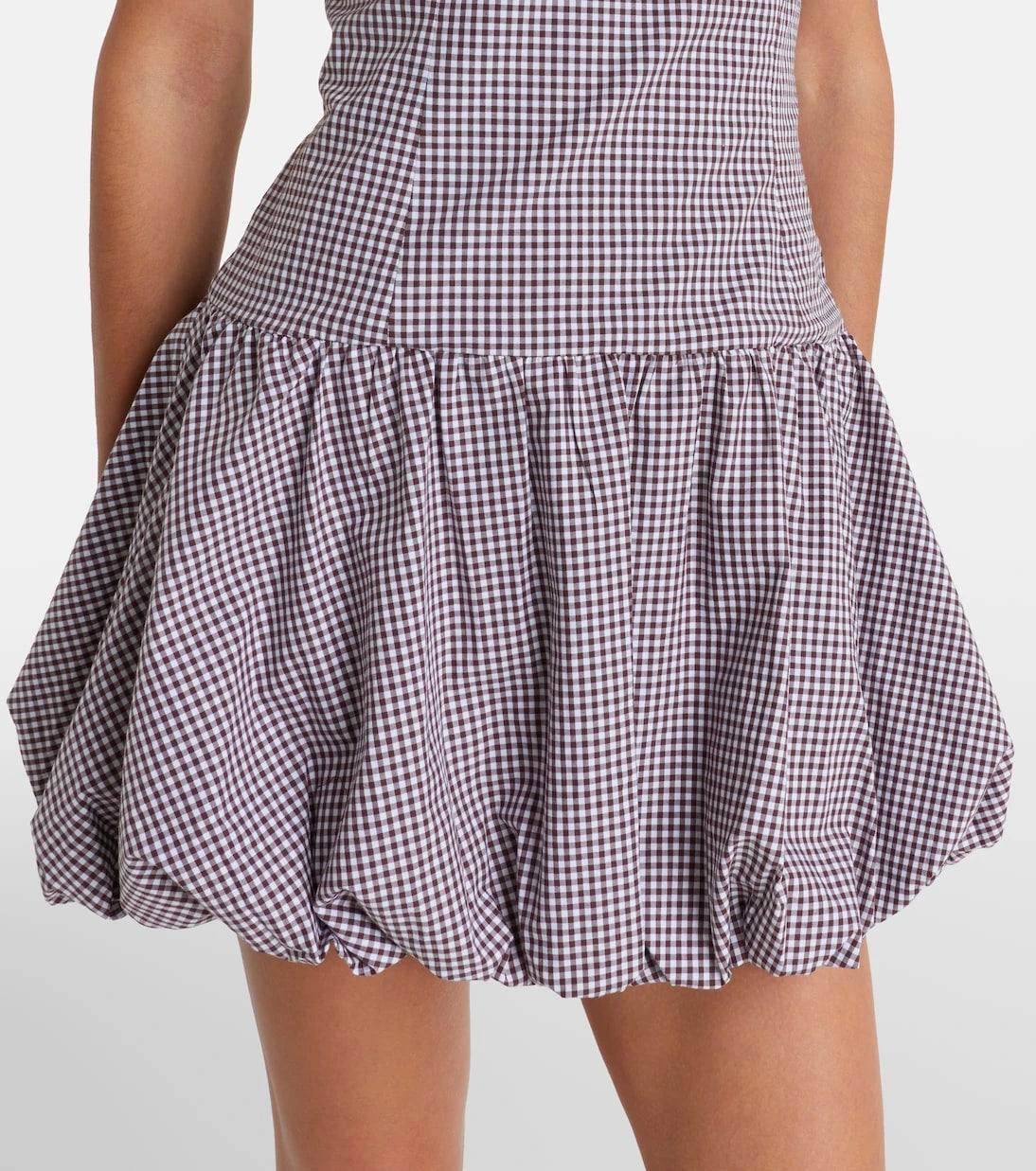 Faithfull - Pelea gingham cotton-blend minidress