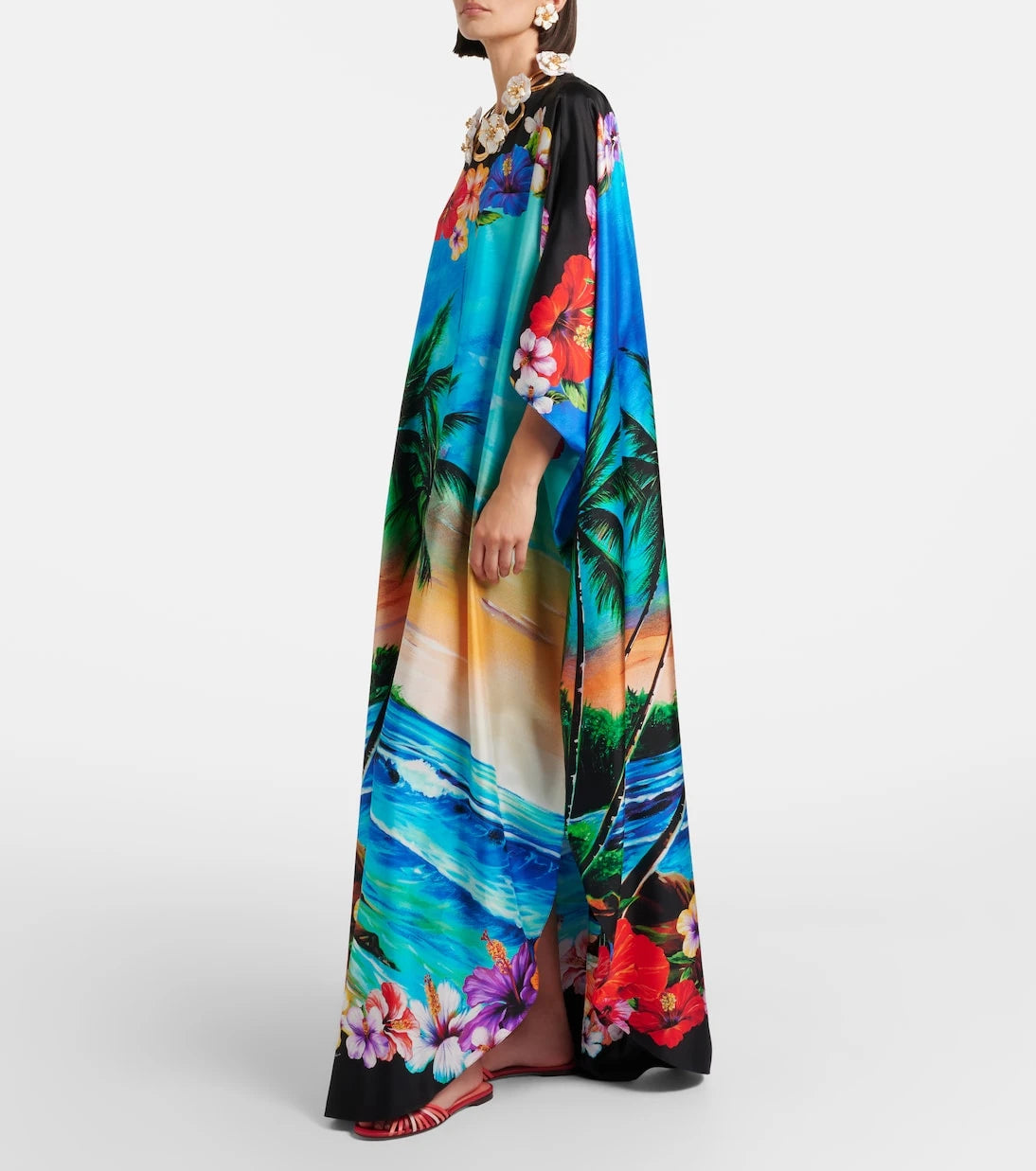 Dolce&Gabbana - Printed silk kaftan