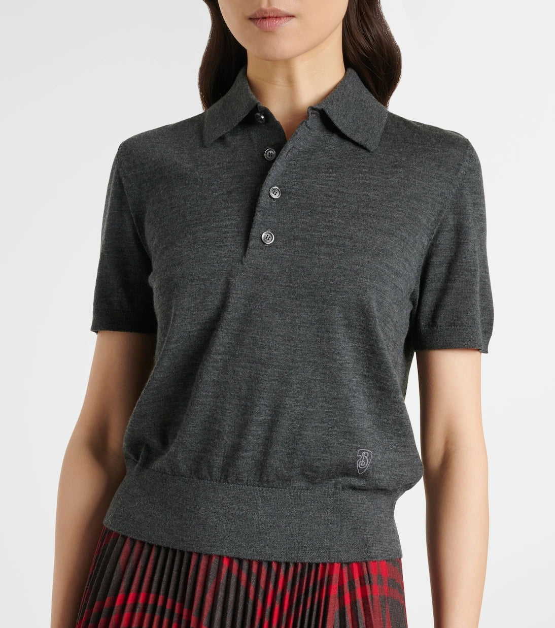 Burberry - Wool polo shirt