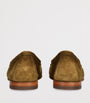 Green Suede Carla Loafers