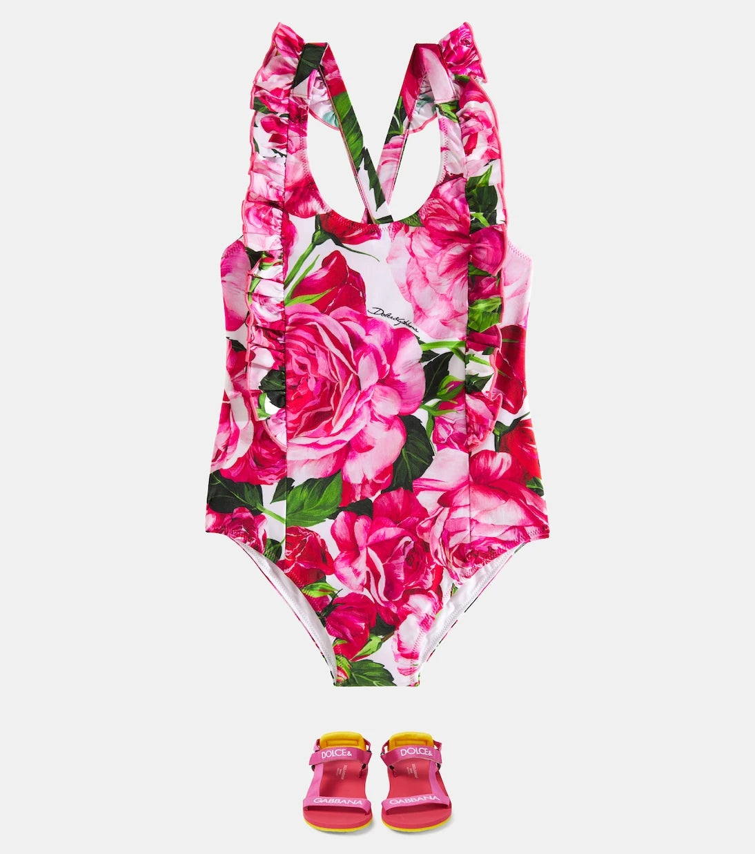 Dolce&Gabbana Kids - Floral swimsuit
