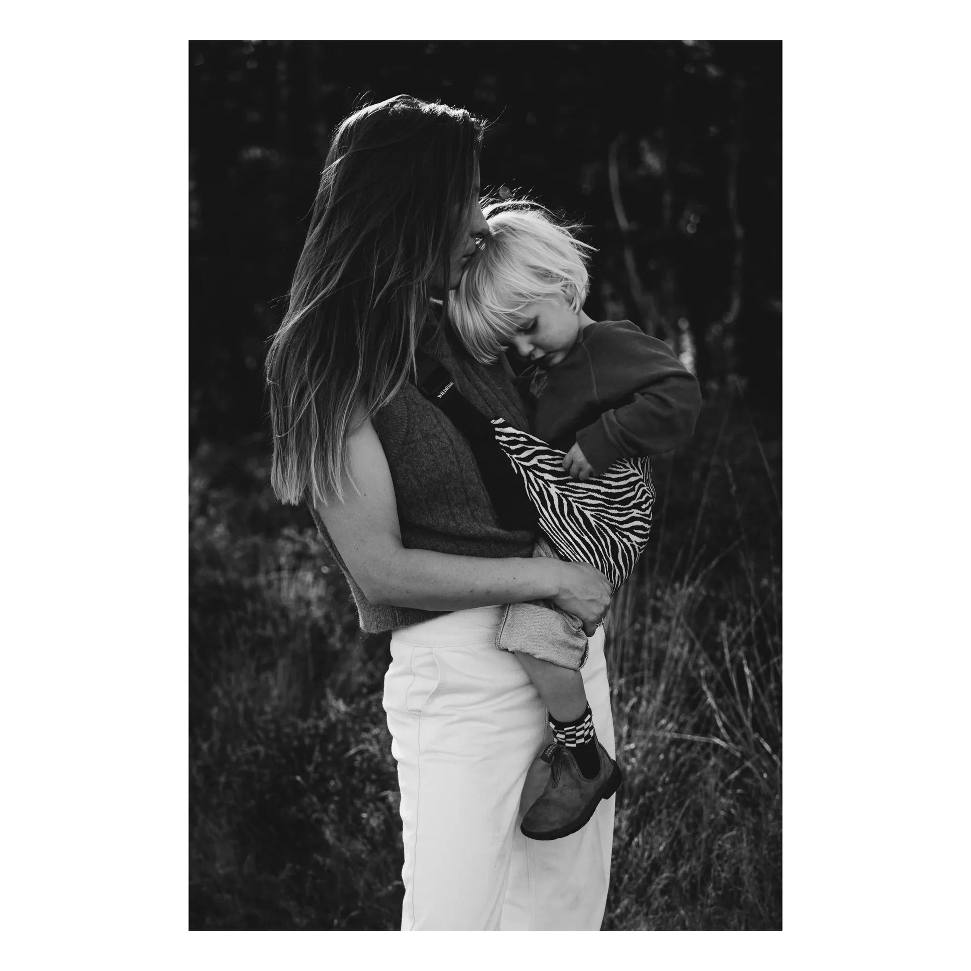 Wildride - Baby carrier  | Noir/Blanc