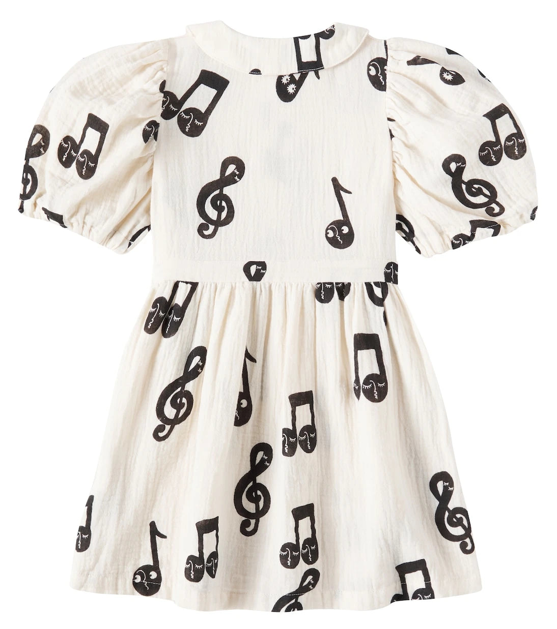 Mini Rodini - Notes cotton muslin dress