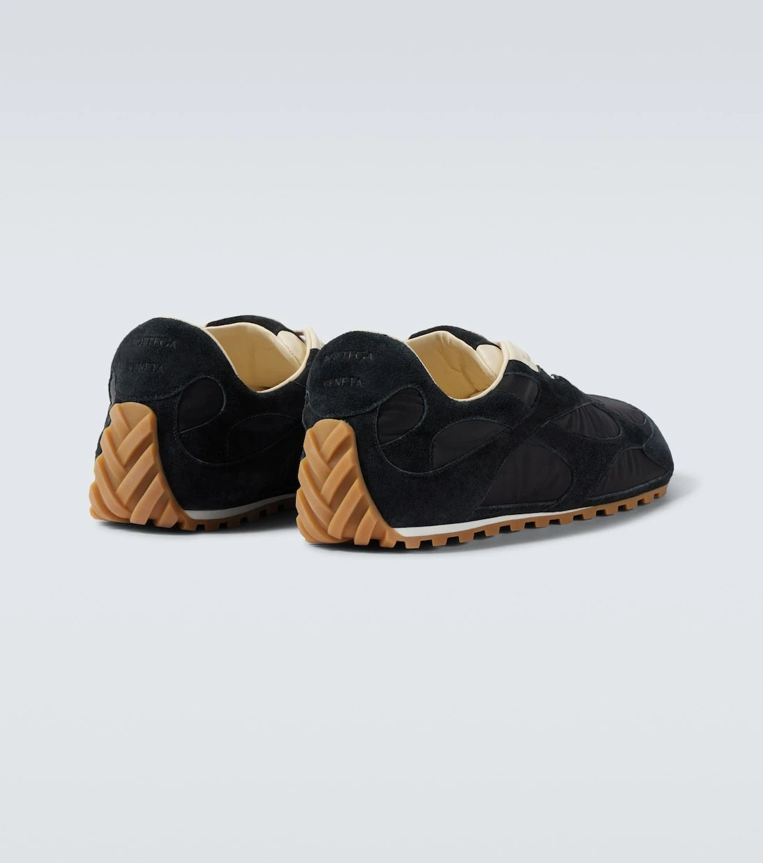 Bottega Veneta - Orbit Flash suede-trimmed sneakers