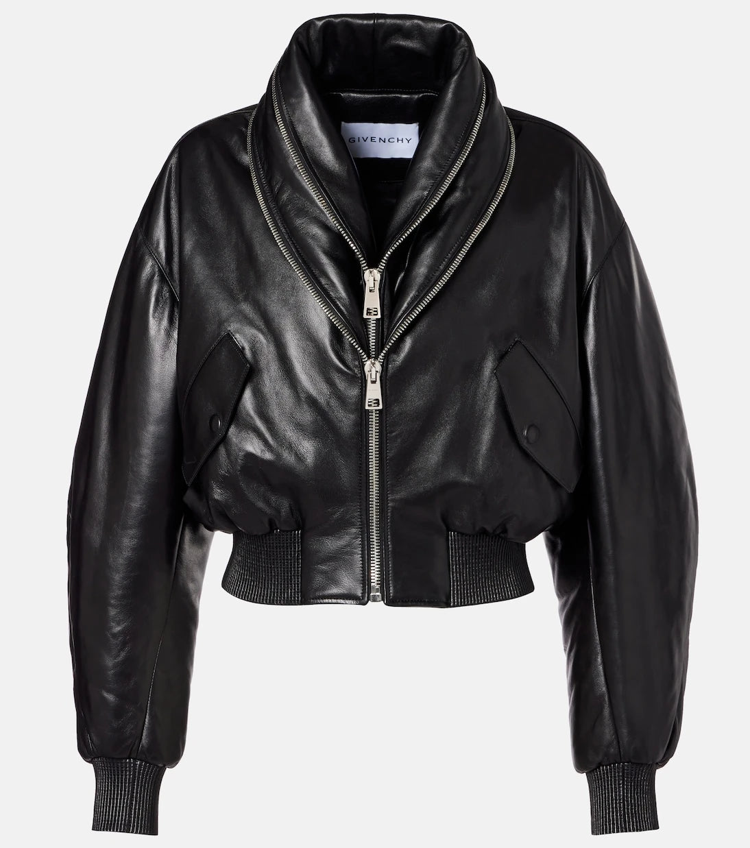 Givenchy - Leather bomber jacket