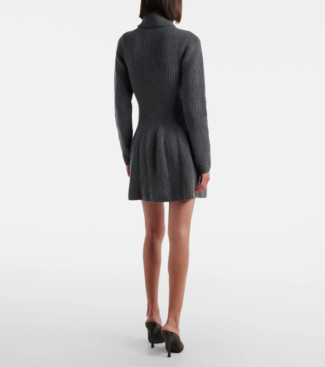 Magda Butrym - Ribbed-knit cashmere minidress