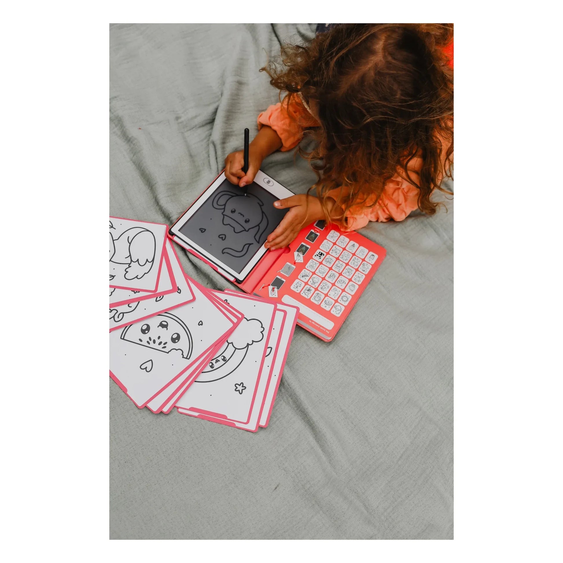 Kidywolf - Kidydraw Mini drawing board | Pink