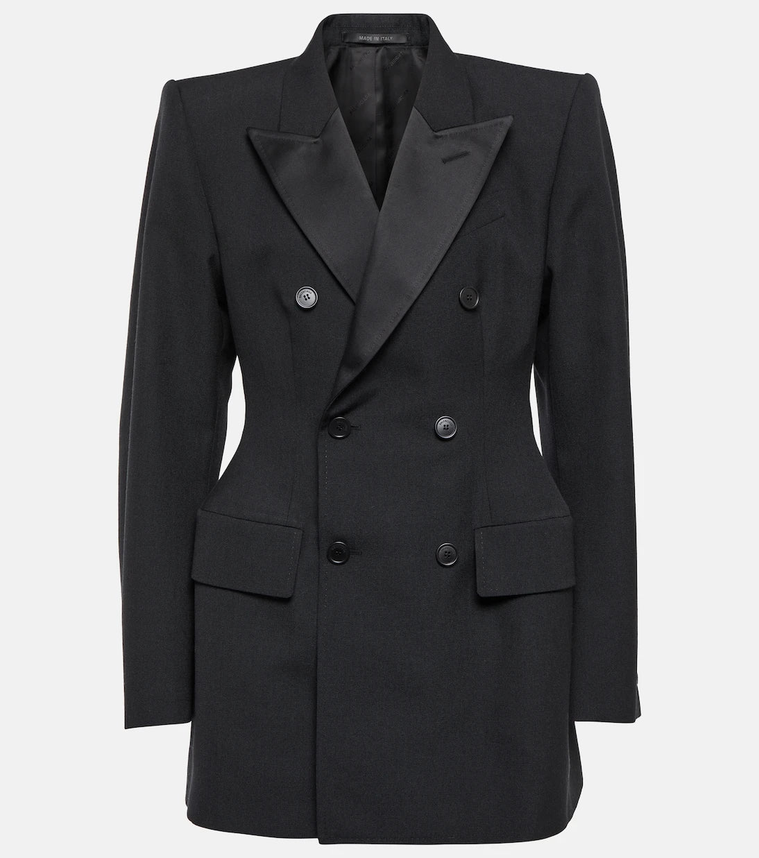 Balenciaga - Hourglass double-breasted wool blazer
