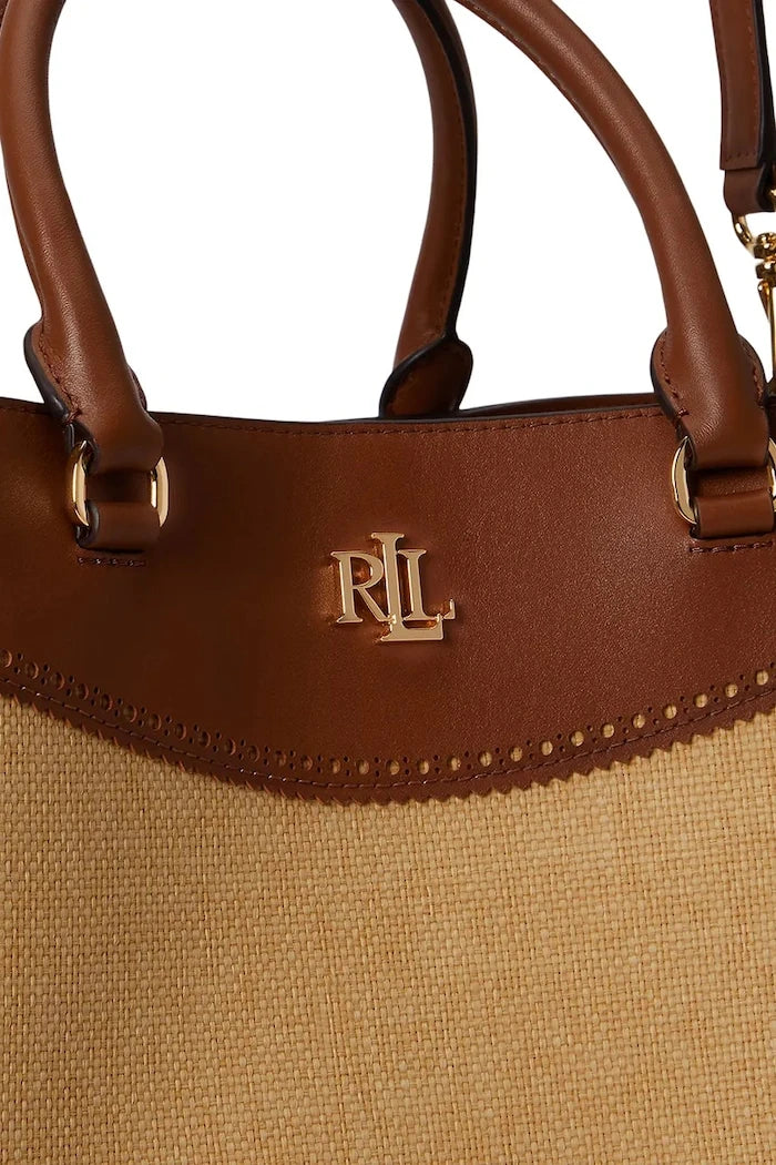 Lauren Ralph Lauren шопинг чанта дамска от кожа