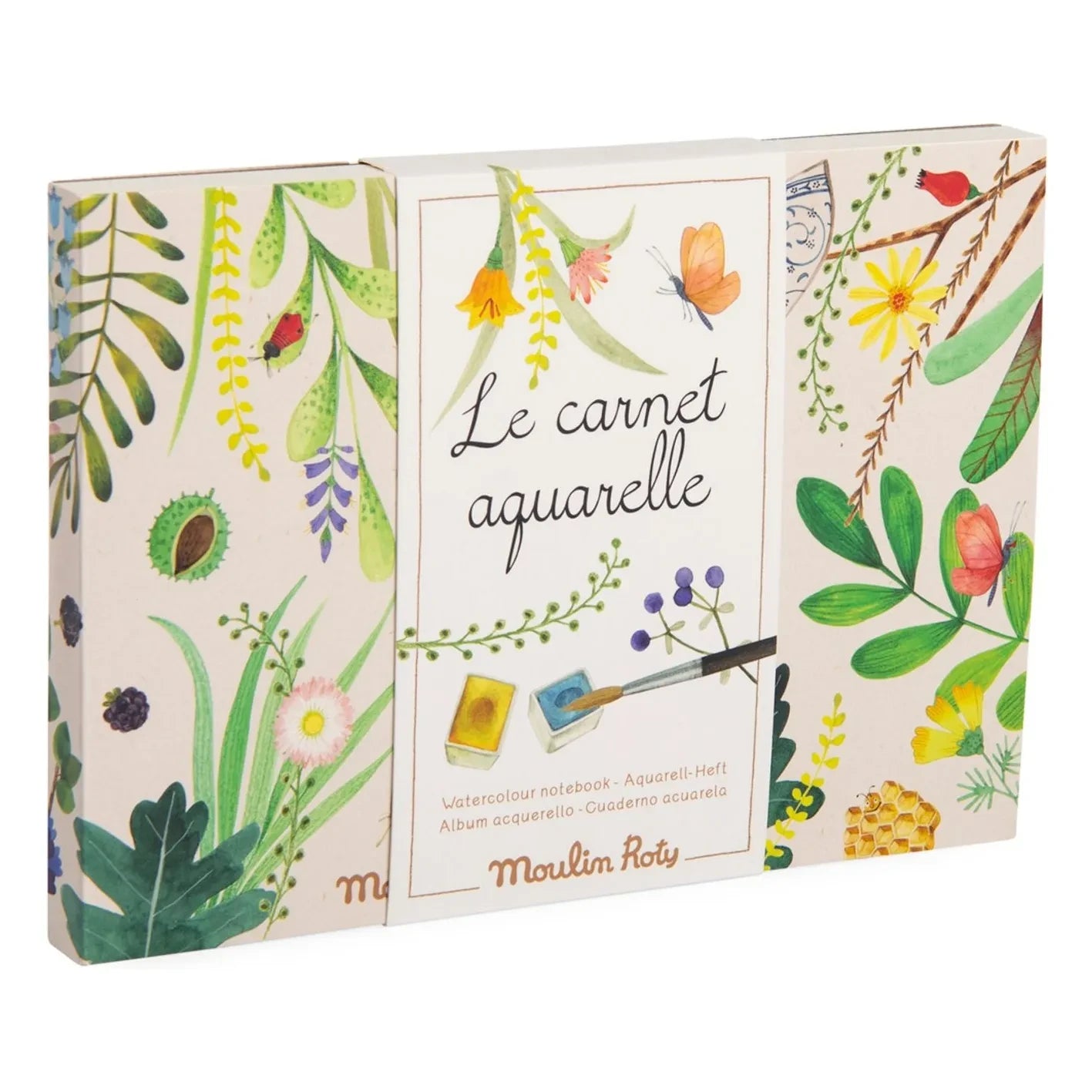 Moulin Roty - Watercolor notebook - Le jardin du Moulin