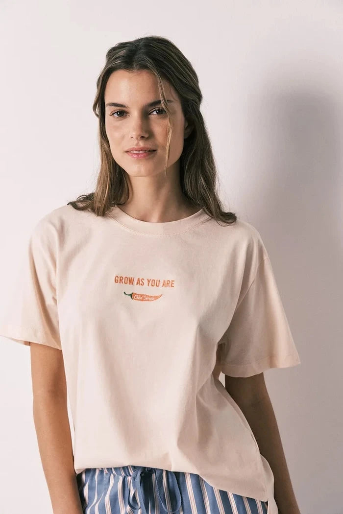 women'secret kısa kollu kadın pamuklu pijama