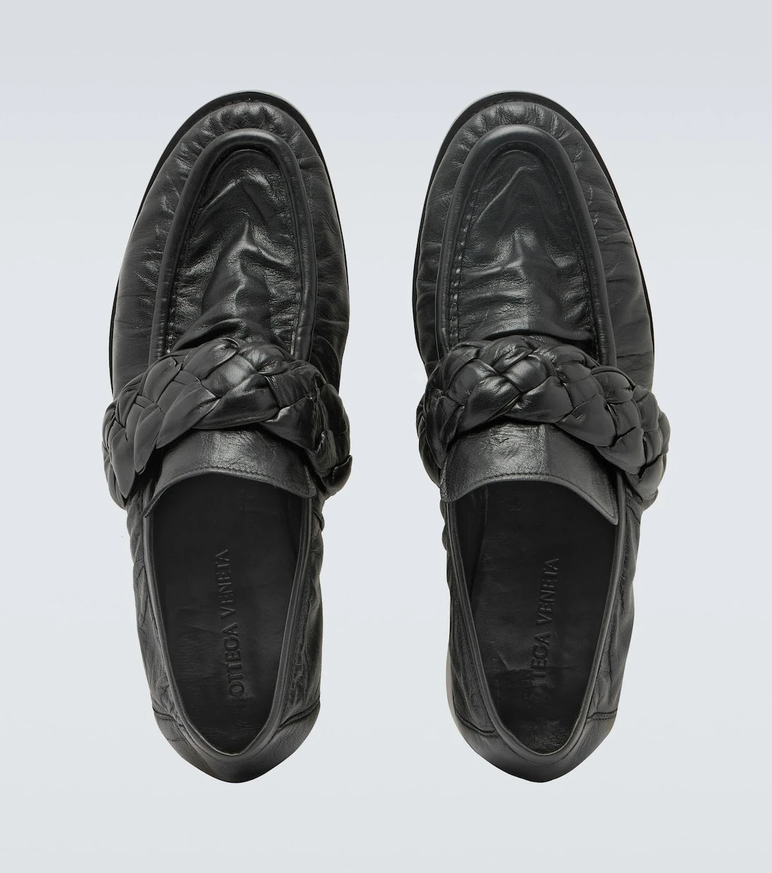 Bottega Veneta - Astaire leather loafers