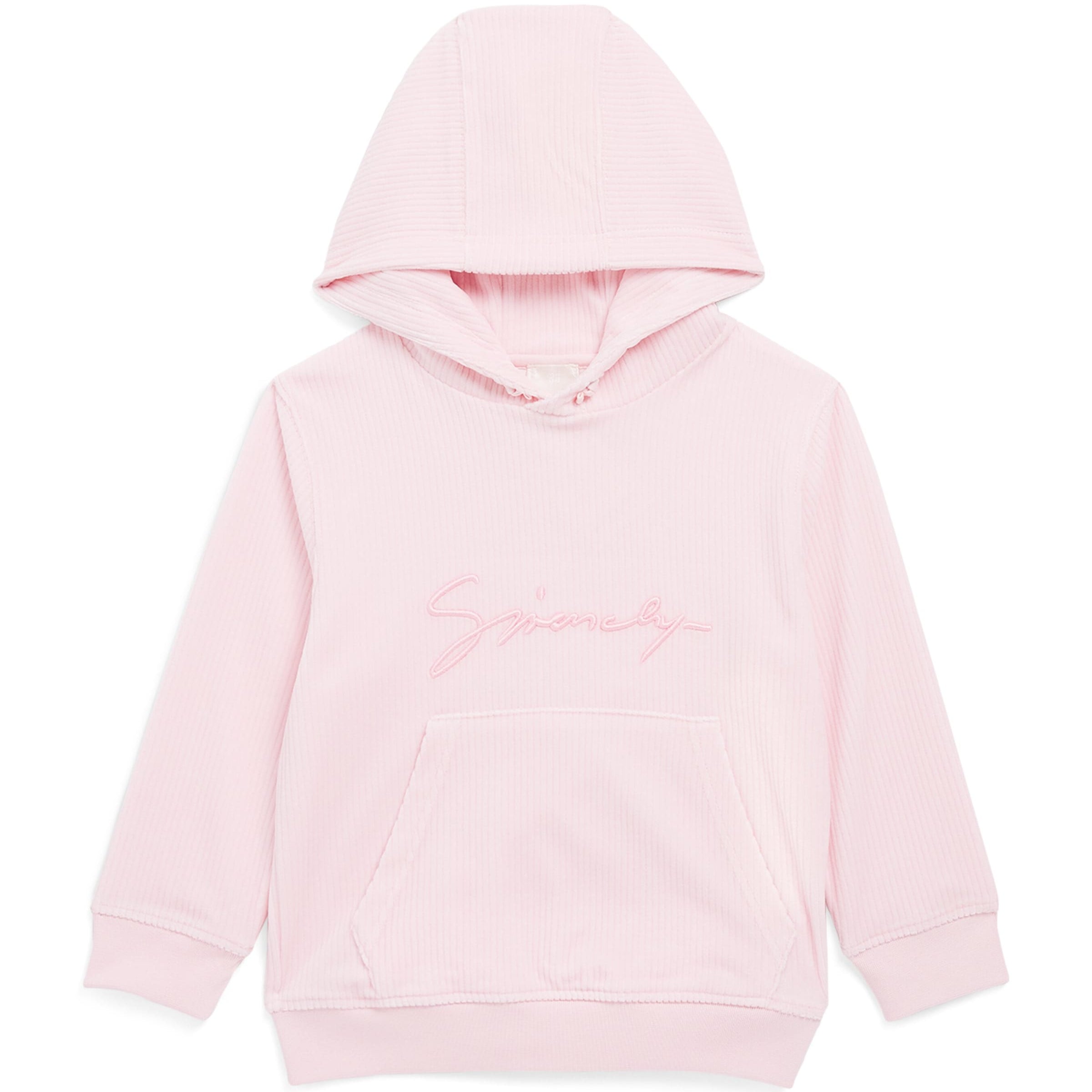 Givenchy Kids Corduroy Script Logo Hoodie (4-12+ Years)