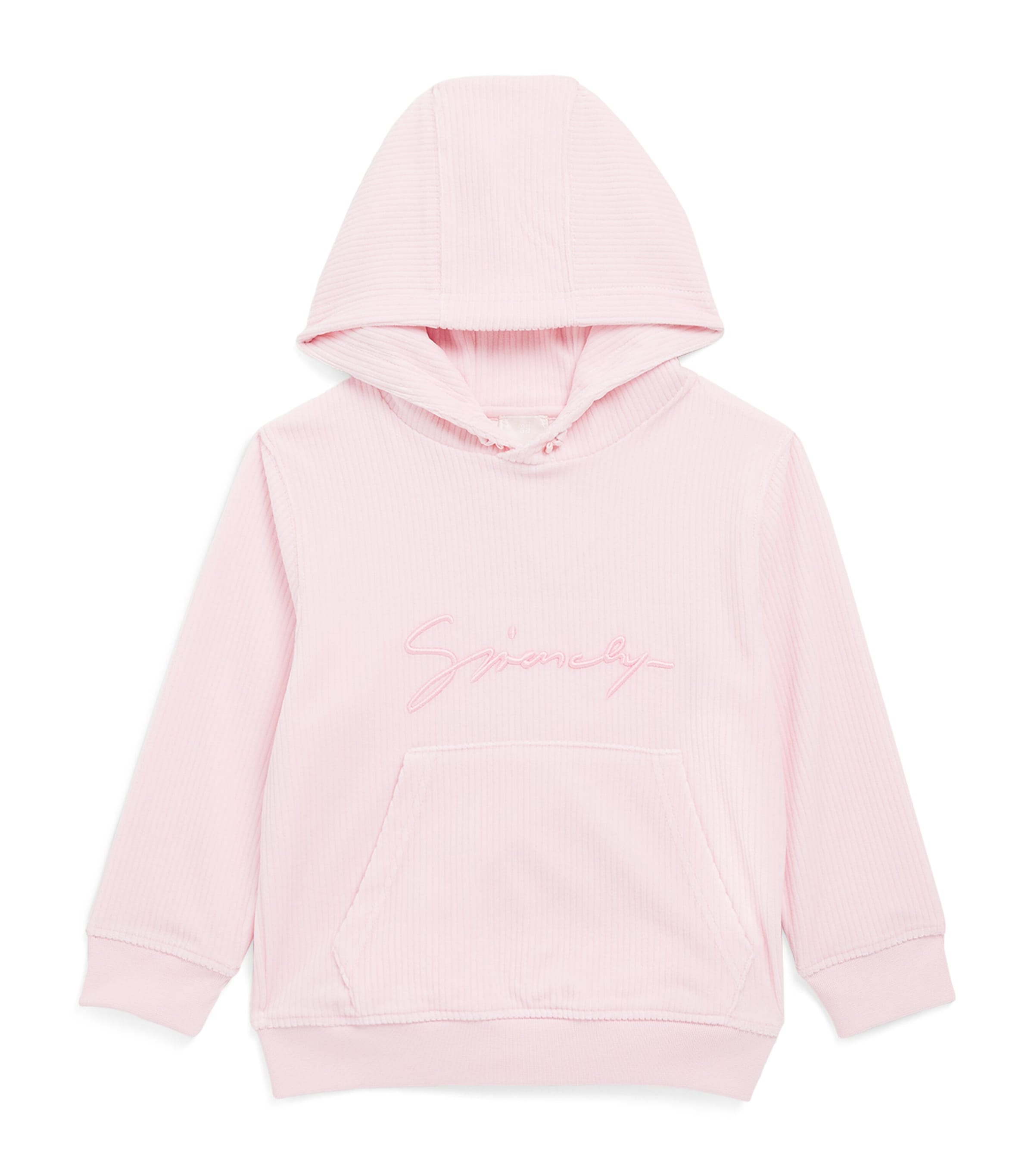 Givenchy Kids Corduroy Script Logo Hoodie (4-12+ Years)