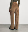 Weekend Max Mara Beige Corduroy Straight Trousers