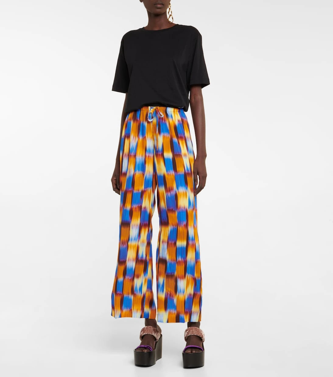 Dries Van Noten - Printed pants