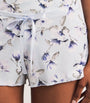 Fantasie Blue Lace-Trim Floral Lucia Pyjama Shorts
