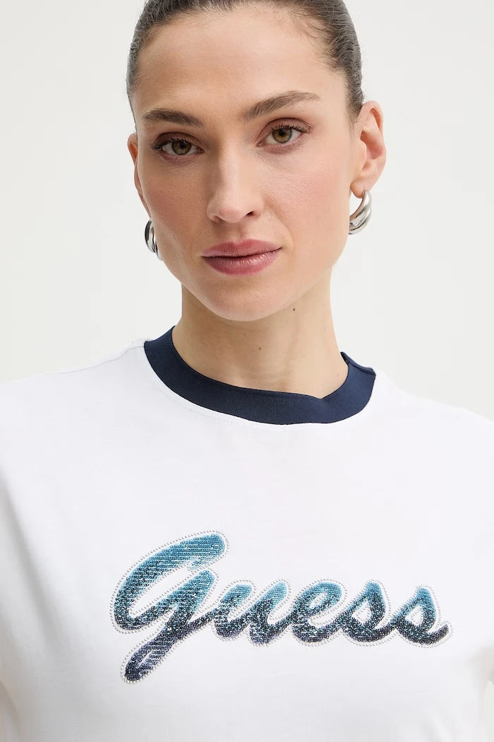 Guess pamuklu kadın tişört