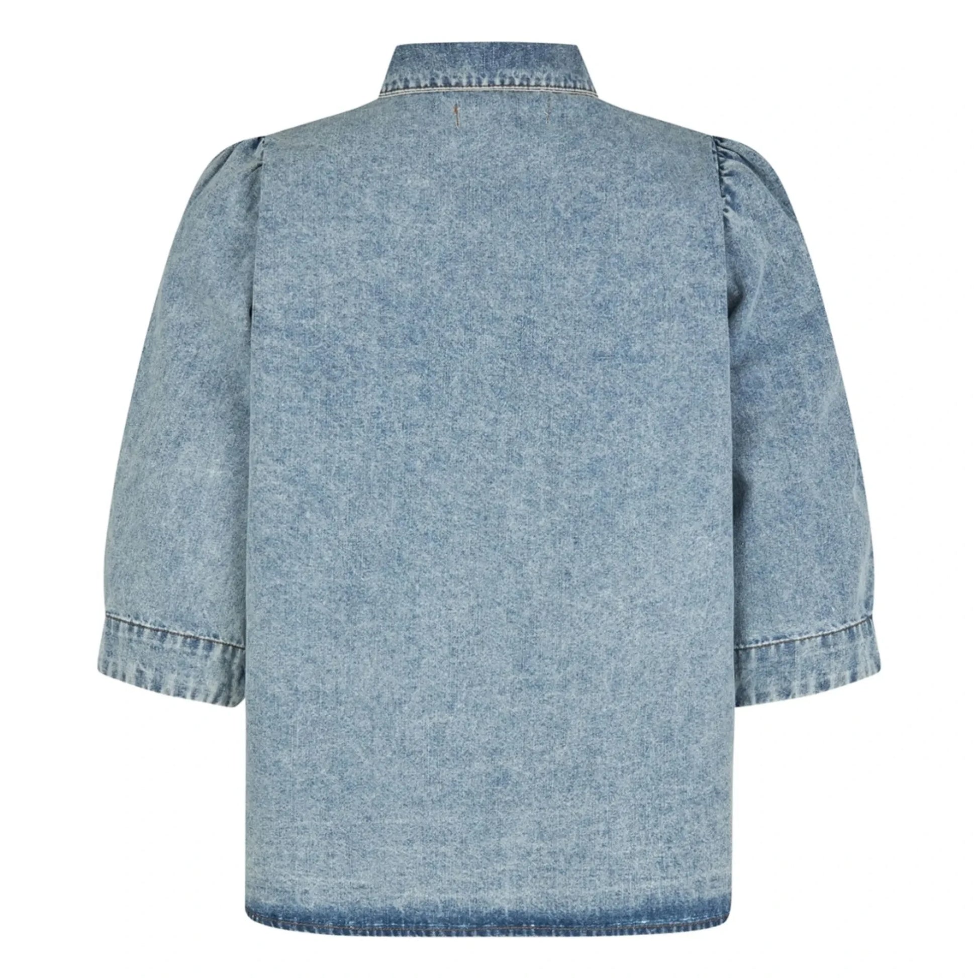 Lollys Laundry - Bono Denim shirt | Washed Blue