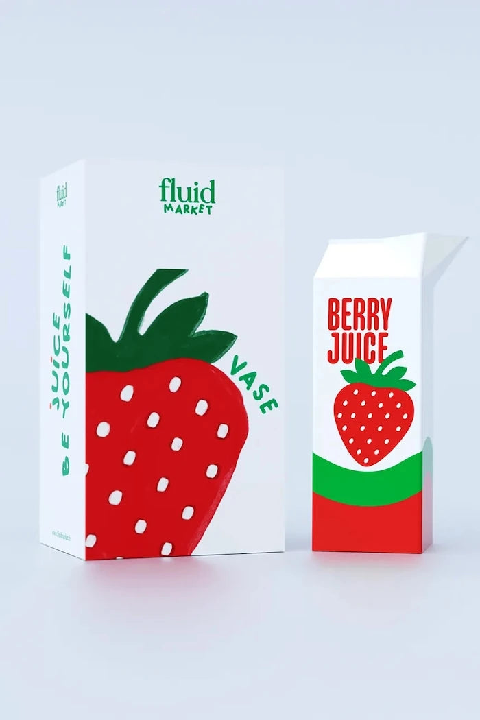 Декоративна ваза Fluid Market Strawberry