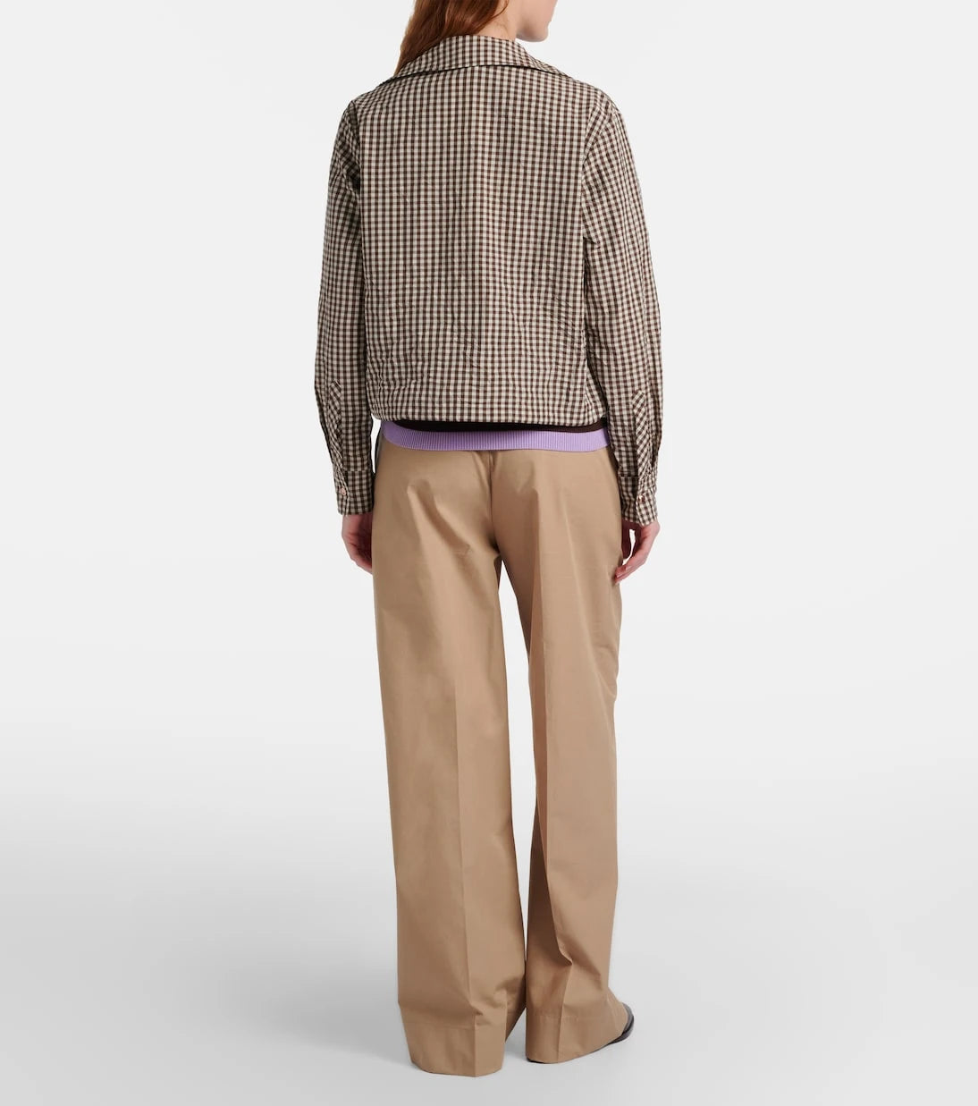 Moncler - Cotton wide-leg pants