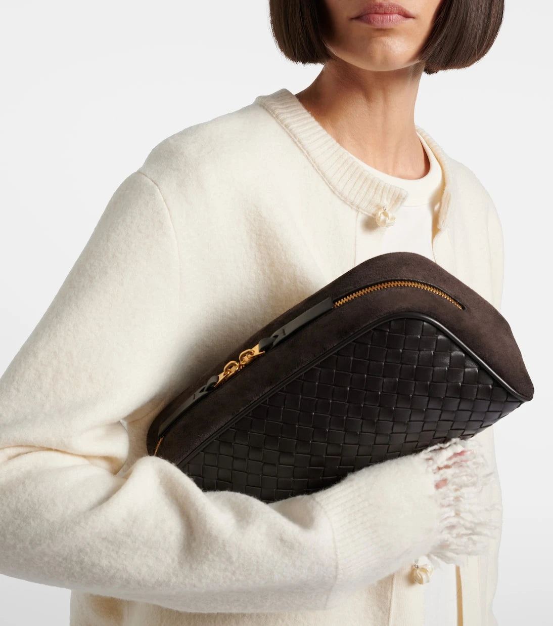 Bottega Veneta - Intrecciato leather clutch