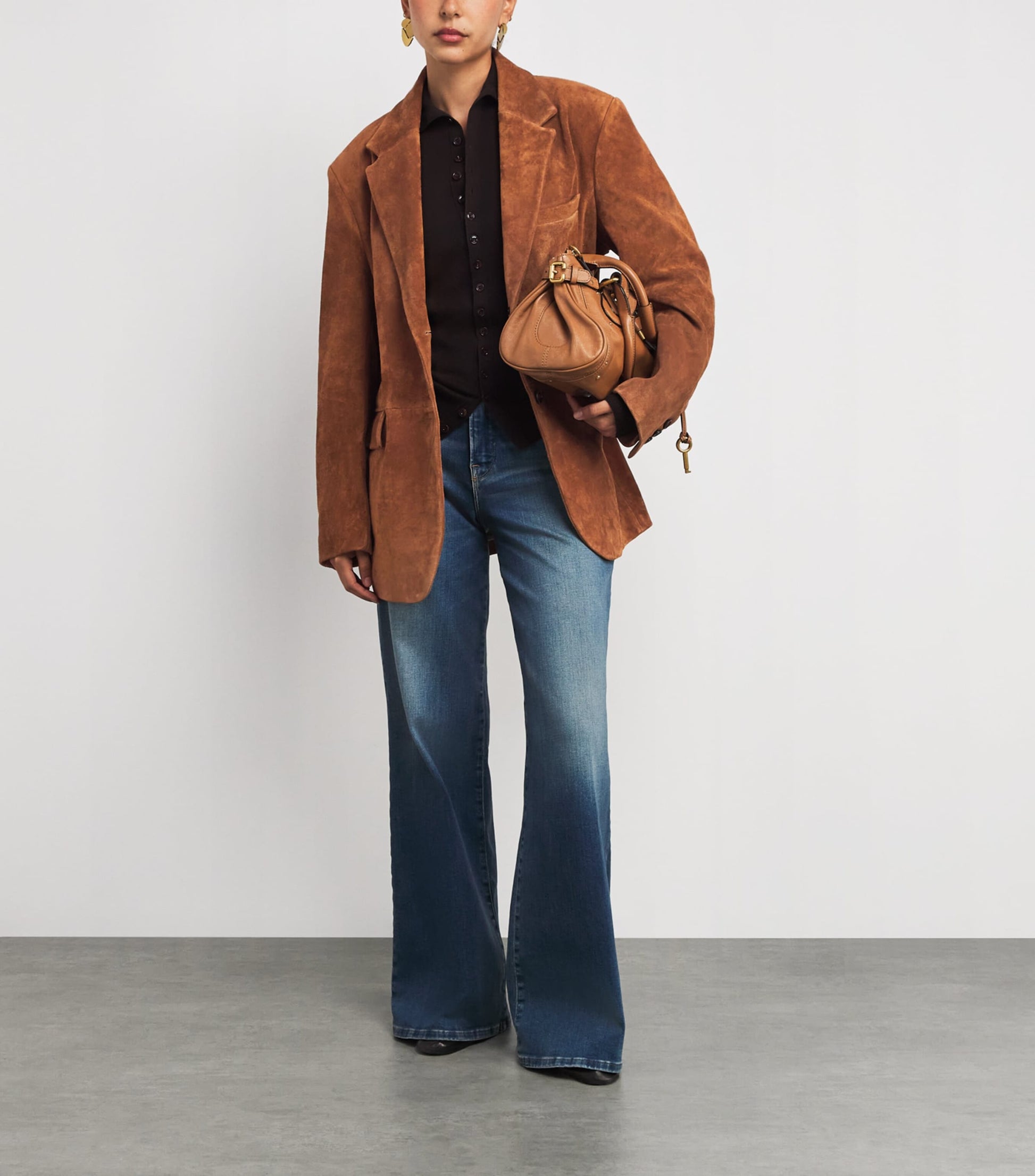 Arma Brown Suede Benny Blazer