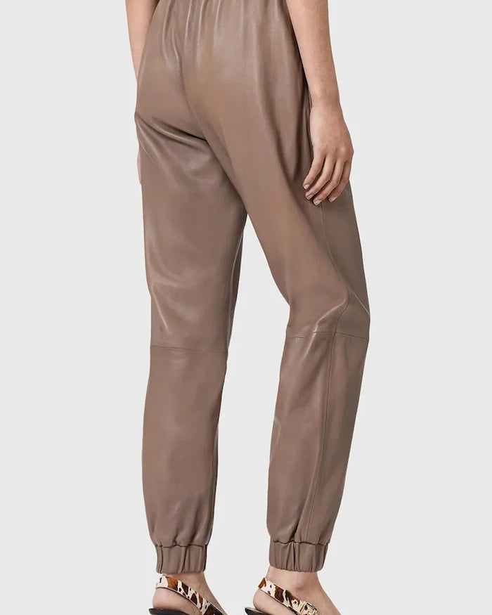 AllSaints JEN Deri Pantolon