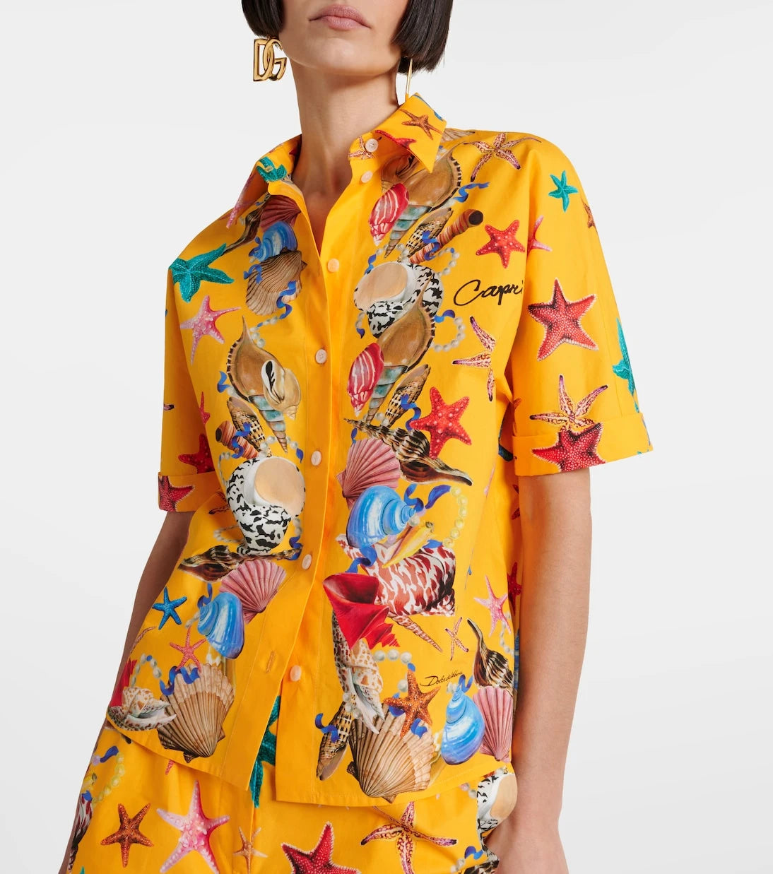 Dolce&Gabbana - Capri printed cotton shirt