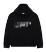 Givenchy Black Cotton Tape Logo Hoodie